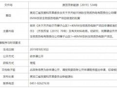 黑龙江省发展和改革委员会关于齐齐哈尔洲际生物质热电有限责任公司碾子山区1×40MW农林生物质热电联产项目核准的批复